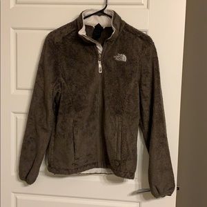 North Face zip up sweatshirt